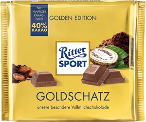 Ritter Sport Goldschatz - Gold Treasure Milk Chocolate Bar