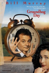 film poster art for Groundhog Dayu