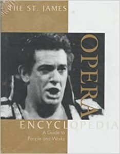 cover art for St James Opera Encyclopedia
