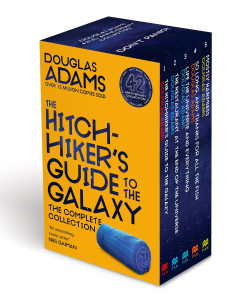 box set of Higch-hiker's Guide books
