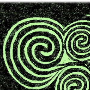 St. James Gate's logo, a green maze on black background