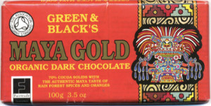 wrapper, Green & Black's Maya Gold